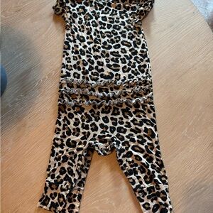Posh Peanut Leopard Print Jumpsuit